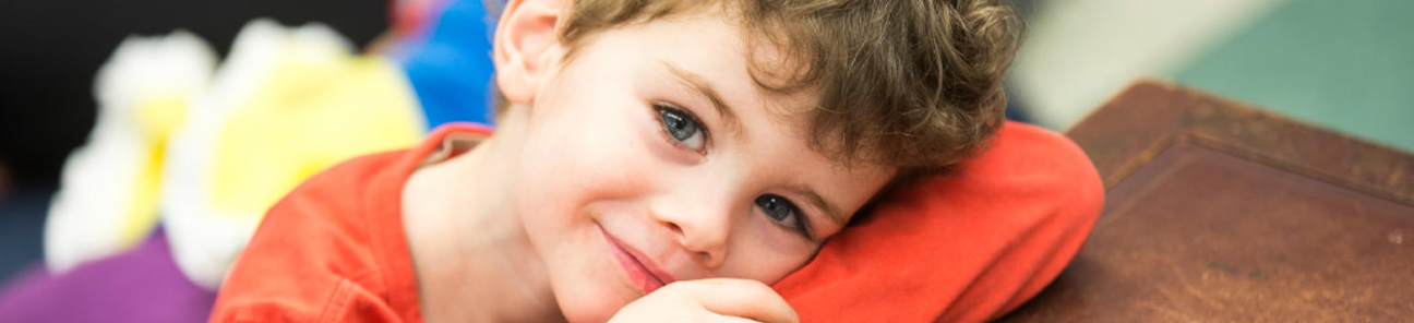 Little boy smiling