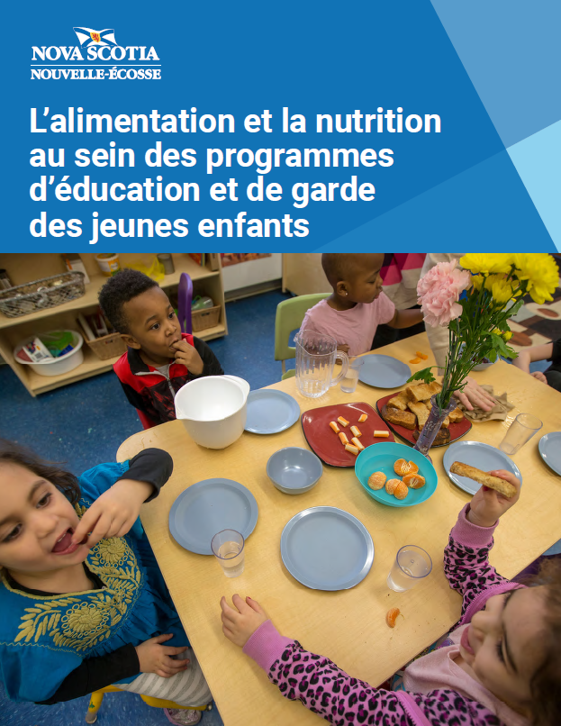 L’alimentation et la nutrition au sein des programmes d’éducation et de garde des jeunes enfants