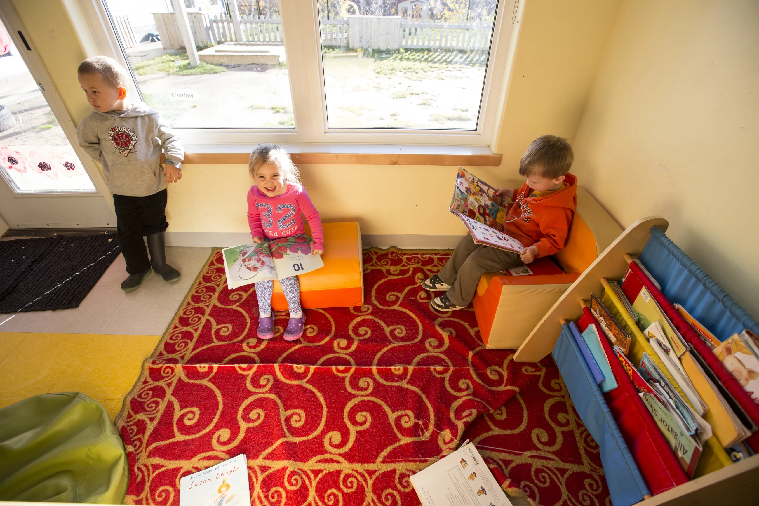 Children reading