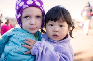 Two little girls